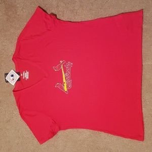 NWT Fanatics Women's St. Louis Cardinals Baseball Short Sleeve Shirt